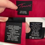 Torrid OLD TAG Plus Size Raspberry Red Beaded Sequin Satin Kimono Sleeve Blouse Photo 1