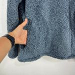 Mountain Hardwear Women's Medium Blue Sherpa Fleece Hoodie Pullover Made in USA Photo 5