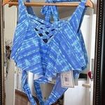 California Sunshine  Tie Die Swim Top‎ Photo 0