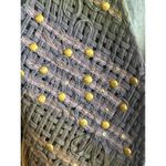 Vintage Carols Corner Lattice Denim Vest Sz Small Blue Grey Western Photo 4