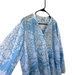 Tuckernuck JULIET DUNN Pastel Blue Palladio Flared Sleeve Dress Size XL Photo 6