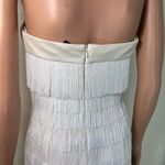 2 / $100 🤍 Jay Godfrey Fringe White Mini Dress Photo 4