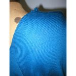 New NWT Womens M Designer Italy Mariagrazia Panizzi Large Weave Sweater Blue Top Size M Photo 11