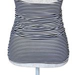 Soma  Bandeau Tankini Swim Top Women’s Size 34B Striped Convertible Straps Ruched Photo 8