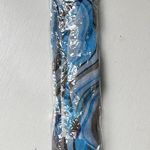 Blue and Gray Patterned Stretchy Hair Accessories Headband New in Package Photo 1