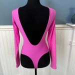 SKIMS NWT  Fits Everybody Low Back Bodysuit ~ Neon Orchid ~ Medium ~ SOLD OUT 💗 Photo 5