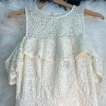 B Darlin  white cold shoulder lace dress Photo 2