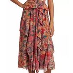 Ulla Johnson ππ Renata Floral Ruffle Silk Dress ~ Coral Bloom Print 4 NWT Photo 1