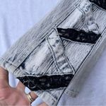 Zana Di Vintage  Acid Washed Lace Detail High Waisted Mom Jeans Size 10 Photo 2