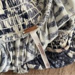 Free People Beach Day Mini Dress Halter Neck Blue Print Size XS Photo 3