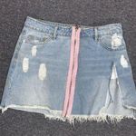 Forever 21 mini skirt with pink zipper Photo 0