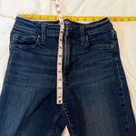 Gap  High Rise Universal Jean Legging Dark Wash Distressed Hem Size 4 Stretch Photo 4