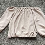 ee:some Tan Blouse, Off The Shoulder Photo 0