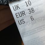 Top Shop Moto Black Size 6 Denim Jacket Embroidered Detailed Unique Style Boho Photo 7