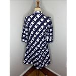 Zuri Kenya‎ Black White Purple Plaid Dress 2XS XXS Photo 2