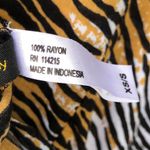 Vix Paula Hermanny Leopard Print Coverup XS/S Tan Photo 7