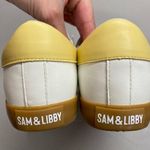 Sam & Libby  Sneaker Lace Up Shoe White Tan Flat Comfort Womens Size 8 NIB NEW Photo 4