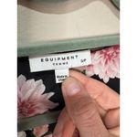 Equipment Femme Revolve‎ Black Floral Silk Sola Top Sz S $325 Photo 10