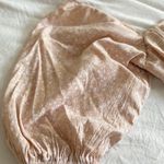 Petal and Pup Blush Bell Sleeve Front Tie Crop Top Photo 3