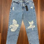 LF CARMAR  HERMIA MALI Ripped High Rise Loose Crop Boyfriend Jeans Blue
Size 26 Photo 1