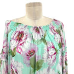 Miss June Paris Fleur Dress Off the Shoulder Floral Print One Size Blue Size undefined Photo 3