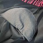 Ming Wang Cardigan Jacket Womens XL Black Coral Pink Open Front Knit 3/4 Sleeve Photo 7