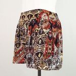 Lily White Boho Abstract Patterned Shorts | Size M Photo 1