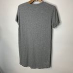Forever 21 Gray T Shirt Dress Rolled Short Sleeve Sz Small Photo 5