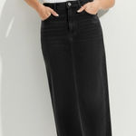 AGOLDE  Della Denim Midi Skirt, Despair, 24” Photo 0