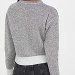 Good American  All that Glitters silver sweatshirt size M Photo 2