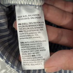 Chico's So Slimming Brigitte Wide Leg Striped Blue White 14 Chico 2.5 Casual NEW Photo 3