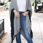 CAbi  Pepper Fringe Cape Sweater 3361 Photo 2