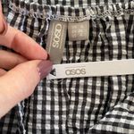 ASOS  Gingham Tie Shoulder Shirred Beach Dress | NWT Photo 4