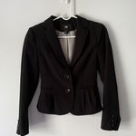 H&M Black Cropped Structured Blazer Photo 0