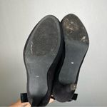 Impo  | Woman’s Black‎ Bootie Heels 6 Suede Bow Back Photo 3