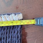 Xhilaration Black Strapless Dress with White lace Trim tassels Photo 5