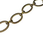 Nine & Co. Gold Chain Link Belt Adjustable 32"–43" Statement Metal Belt Photo 5