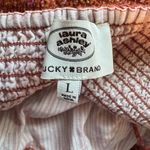 Lucky Brand Womens  Laura Ashley Rust Corset Printed Floral Pink White Crop Large Photo 7