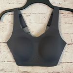 Brooks Dare Scoopback Run Sports Bra Adjustable Asphalt Gray Size 32 C/D Photo 0
