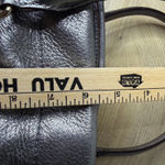 Kate Spade  Metallic Silver Pebbled Handbag Satchel Drawstring Dust Bag Shimmer Photo 13