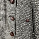 Cynthia Sobel Vintage Hebert Grossman Collared Nubby Textured Brown Short Jacket Size 8 Photo 5