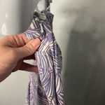 Sigrid Olsen  Purple and White Leaf Print Pants SIZE‎ 8 Photo 10