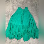 Free People  green tunic/mini dress medium Photo 3