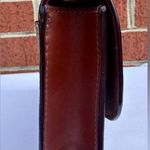 Coach Crossbody Handbag Leather Canvas With Signature Logo Brown Tan Photo 5