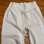 Athletic Womens Flare Leggings High Waist Seamless Light Blue/green Size Small Blue Photo 2