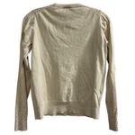 Ann Taylor  Women's M Beige Rhinestone Embellished Pullover Sweater Photo 6