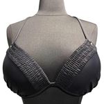 Victoria's Secret Victoria’s Secret Black Padded Push Up Bikini Top Photo 0