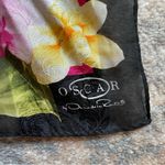 Oscar de la Renta OSCAR by Floral Silk Chiffon Twilly Scarf Photo 1