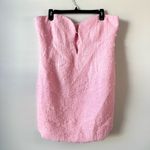 Bardot  Eleni Strapless Tweed Boucle Mini Dress Soft Pink 12 Photo 4