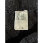 Wild Fable  Black Lace Swim Cover-Up Pants Size‎ Large Elastic Waist Beach Summer Photo 3